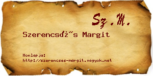 Szerencsés Margit névjegykártya